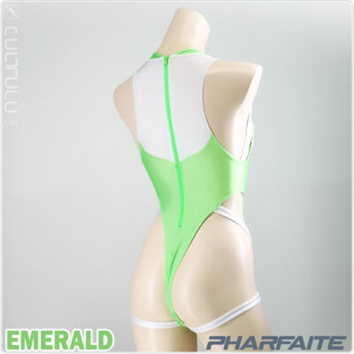 pharfaite spider binder swimsuit neon glow pf691 emerald green