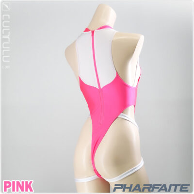 pharfaite spider binder swimsuit neon glow pf691 pink