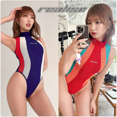 Realise sporty soft-mesh swimsuit n0371msh